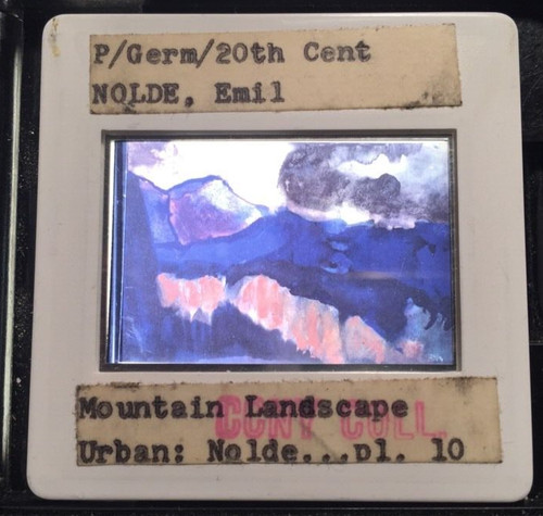 Emil nolde mountain danish - nolde,