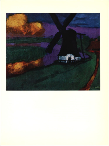 1957 vintage print emil - emil, nolde